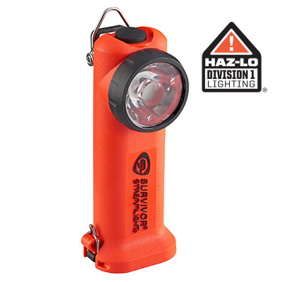 SURVIVOR® RIGHT ANGLE LIGHT : RECHARGEABLE OR ALKALINE