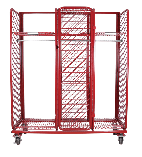 Ready Rack by Groves - MOBILE RED RACK