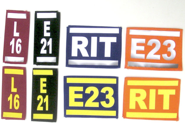 343 FIRE - SCBA ID Bands