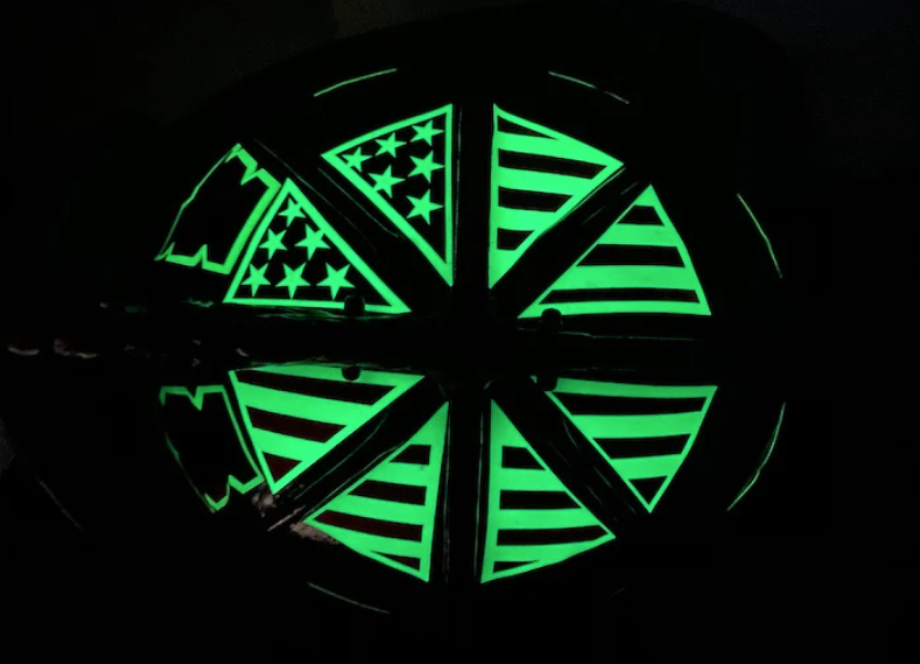 IdentiFire™ - American Flag (Crown of Helmet) Decals