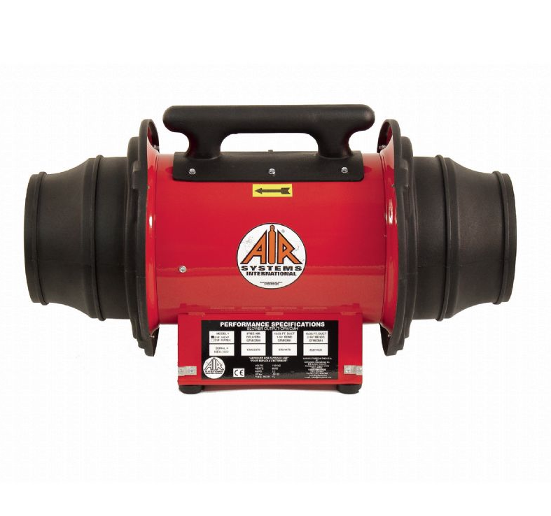 Air Systems - 10" Explosion-Proof In-Line Axial Fan