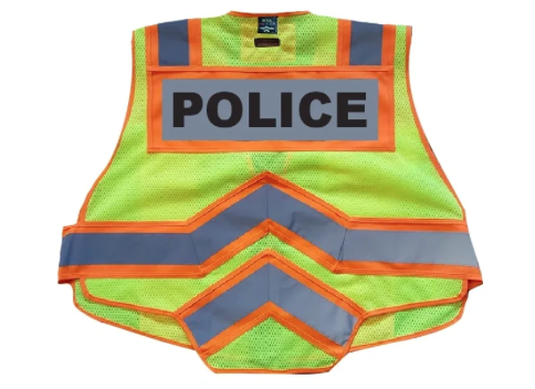 FIRENINJA - ULTRABRIGHT ORANGE - POLICE PUBLIC SAFETY VEST